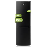 SVAN Combi SC185600ENFN 186 x 60, Glas, schwarz, Display, A++ Schublade, Fresh, Eco-Tür, 90, nicht Frost
