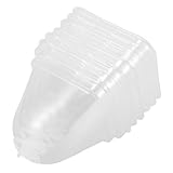 VALICLUD 6 Stück Pflanzenschutzabdeckungen aus Kunststoff Transparente Frostschutzhauben für Gartenpflanzen Leicht und Langlebig Winterschutz für Gemüse und Setzlinge