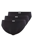 bruno banani Herren Sportslips Soft Micro - 3er Set - Bequeme Herren Strings - Atmungsaktive Mikrofaser - Hohe Bewegungsfreiheit schwarz, M