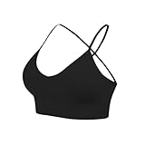 Leggings für Mädchen, 8 Jahre, Sport-BH mit festen Trägern und dreieckiger Mütze für Damen, Body weiß, Tanz, Schwarz, X-Large