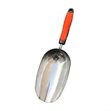 Müheloses Gärtnern mit ergonomischem Eschenholzgriff, Edelstahl Pflanzschaufel (3)