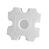 BEBEMOKO Beton Trittstein Form Kunststoff Pflasterstein Gießform Wiederverwendbar für Garten Gehweg DIY Pflasterplatten Schablone