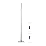 Schwammmopp | Tuchwechsel Mop | Sprühwischer | Rakel Mop | Effiziente Bodenreinigung | No-Touch Wischmopp Kompatibel mit Gesichtshandtüchern Wischtücher Flacher Staubwischer mit Push-Pull