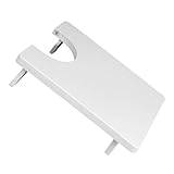 OSALADI Nähmaschinentisch Verlängerungsplatte Weiß Stabiler Erweiterungstisch für Haushalt Leichte Kunststoffausführung Sicherer Rundkanten Erweiterbarer Arbeitsplatz für Nähen