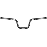 GEWAGE 25.4 mm Fahrradlenker – 30 mm, 50 mm, 70 mm, 90 mm, 120 mm Riser Lenker – 620 mm Mountainbike Fahrradlenker aus Aluminiumlegierung (120mm Erheben)