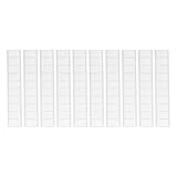 100PCS RFID Tags 54x34mm KM4Q Chip Adhesive 860‑960MHZ Reusable for Vehicle Library Clothing Management