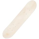 JOINPAYA Blanko-Skateboard-Deck 43 2 X 12 7 cm Unfertiges Holz-Skatedeck DIY-Longboard-Deck Doppelseitiges Schlichtes Skateboard Als Ersatz Für Kunstmalerei Und Heimdekoration