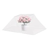 Rrlihjgu Pflanzenschutzhauben Gegen Tiere, Hochbeet-Abdeckung, Belüftungs-Gewächshaus Netz Schutzgitter Für Gemüsebeet & Topfpflanzen