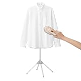 Halterung für Dampfbürste | Teleskop-Dampfglätter Halterung für Kleidung – verstellbare Bügeltür für Kleidung | für Reisen, Waschküche, Haus, Schrank, Schlafzimmer