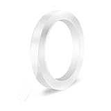 SANLI TAPE Doppelseitiges Klebeband Extra Stark Nano Klebebänder Transparent Ablösbar Klebestreifen Spurloses Wiederverwendbares Klebeband für Teppich, Fotorahmen, Küche (1mmx1.3cmx3m (1 roll))