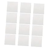 MOTHNUR 12 Stück Schal kinderhandtücher handtuch badehandtuch tragbare Handtücher quadratische Handtücher praktische reisehandtücher quadratische Badetücher Polyester Weiß