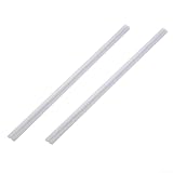 Ersatzdichtung für Dusche, 50 cm, 2 Stück, weicher Wasserabweiser, einfach zu montieren, perfekt zur Auslaufschutz in Glastüren (23 mm)