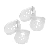 Veemoon 4 Stück Selbstklebende Wandhalterung aus Robustem Kunststoff Schwebendes Regal für Überwachungskameras Montagefrei Wandbefestigter Monitorhalter für Büro und Zuhause