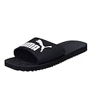 PUMA Purecat Unisex Slide Sandal , Peacoat White, 43 EU