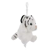 BESPORTBLE Niedliche Geldbörse Mini Tier Tiger Plüschspielzeug Mottoparty Ohrfeigen Fledermaus Plüsch Schlüsselanhänger Halloween Ente Plüsch Schlüsselanhänger Dekoration