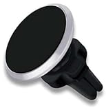 PH26 Ⓡ Magnetische Kfz-Telefonhalterung – Smartphone-Halterung für Auto, magnetisch, für Lüftungsgitter, 360 ° drehbar, tragbarer Griff für TEENO FR-X-12, 2 Metallplatten