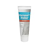 Styropor-Kleber für Dekorplatten aus Polystyrol 400g Leichte Verarbeitung Haftstark zum Kleben von Dekorplatten, Zierprofilen und Zierrosetten aus Styropor auf Beton, Putz, Gips-, Gipskartonplatten un