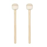 FSJMTQTS Drumsticks aus Holz, Filzkopf, Schlagzeughammer, Band-Performance-Trommelschlägel für Erwachsene, Kinder und Anfänger