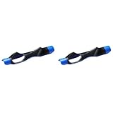 NJTHNTJR 2X Golf-Trainingshilfe, Golfschläger- für Swing-Grip-Trainer, ÜBungshilfe für die Linke und Rechte Hand, Blau