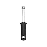 OXO Good Grips Apfelentkerner aus Edelstahl mit rutschfestem Griff, Silber/Schwarz
