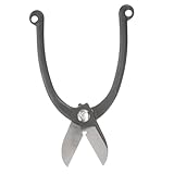 ORFOFE Blumenschere mit Mattiertem Griff Ergonomische Gartenschere für Präzises Beschneiden von Ästen und Zweigabschnitten Rutschfeste Schnittschere für Gartenarbeit und