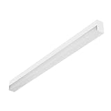 ELG Leuchten LED Aufbauleuchte 90cm 2600lm 20W DIP-Schalter 3000K, 4000K, 5700K einstellbar IP44 Bürodeckenleuchte Wandleuchte Wohnzimmerleuchte Designleuchte