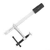 Niceminiwall Gesenkgeschmiedete Stahl-Stangenklemmen für Schweißen und Holzbearbeitung mit Schutzpads und Anti-Ablösungs-Spitze, leichte F-Klemmen für Metallbearbeitung und Heimwerker (19 mm)