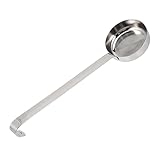 Gatuida Löffel für Pizzasauce groß Saucenkelle Mini-Schöpflöffel-Pizzasauce Backschaufeln Edelstahl-Pizzalöffel Ketchup-Löffel Küchenlöffel Suppenkelle rostfrei Rostfreier Stahl Silber
