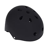 Milisten Sicherheitshelm für Erwachsene Skate Helm für Eislaufen Balance Bike und Schubkarre Schwarz S