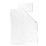 Julius Zöllner Kindersteppbett-Set Hygiena, Decke mit Kissen, waschbar 95°C, allergikergeeignet, Standard 100 by OEKO-TEX, Größe 100x135 cm + 40x60 cm