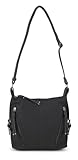 TOM TAILOR Caia Damen Umhängetasche Crossbody Bag Mittelgroß Schwarz