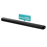 Hisense HS205G 2.0 Kanal Soundbar, 120 Watt, DTS Virtual: X, Bluetooth 5.0, HDMI Arc, USB, Optisch, Equalizer, Wandmontage möglich, schwarz
