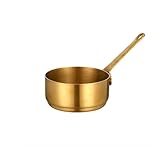 BybAgs Sauciere Teekanne Klassische Sauciere und hochwertige Sauciere. Stilvolle große Sauciere mit Metallsockel for Restaurant Thanksgiving Halloween Soßiere Thermo (Color : Gold, Size : 4.2 oz)