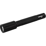 ANSMANN LED Taschenlampe in schwarz T150, Outdoor Leuchte mit hocheffizientem Reflektorsystem, 150 Lumen & Spritzwassergeschützt IP54, Ideal für Gassigehen, Wandern, Joggen, etc.