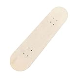 predolo Holz DIY Skateboard, Unlackiertes Deck für kreative Gestaltung, Nachhaltiges Material, Langlebig, 60 x 15 cm