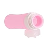 VALICLUD Reiseflasche aus Lebensmittelechtem Silikon Wiederverwendbarer Auslaufsicherer Flüssigspender mit Breiter Öffnung Tragbarer Seifenspender für Lotion Körperpflege Camping und