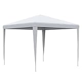 Weißer Pop-Up-Pavillon Garten Partyzelt Hochzeit Baldachin Tragbarer Outdoor-Unterstand Vielseitiger Pavillon für Veranstaltungen und Terrassen