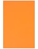Netuno 200 Blatt Bastelkarton farbig Orange DIN A5 14,8 x 21 cm 230g Rainbow farbiges Kopierpapier bedruckbar für Inkjet Laser Schule Büro Basteln Druckerpapier bunt Bastelpapier Tonpapier