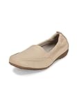 VITAFORM Mokassins Damen Weite H Hirschleder beige, 36