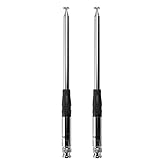 Uikdjgu 2X 27Mhz Antenne 9- Bis 51- Teleskop/Stab Ht Antennen für Cb Hand/Tragbares Funkgerät mit Bnc Anschluss