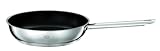 RÖSLE Elegance ProCeraPlus Bratpfanne, Antihaft und Robust - Ø 24 cm, Hitzebeständig bis 260 °C, Keramikversiegelung, silbern, Edelstahl 18/10
