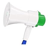 DGSYUAN Megaphon Hand-Megafon, Hochleistungs-Megafone mit Lautstärkeregelung, Bullhorn-Lautsprecher, Leichter Outdoor-Lautsprecher Megaphone