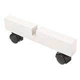 BAZEITFLOW Bildschirmhalterung Standfuß aus Stabilem Material Klappbarer Raumteiler Halter Rutschfester Paravent Sockel mit Glatter Oberfläche für Büro Wohnzimmer und Hotel Weiß mit