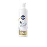Nivea Sun Primer 2in1 Tägliches UV-Serum mit Sonnenschutz LSF 50+, schützt und glättet die Haut, mit Hyaluronsäure und Lycocalcon A, 1 x 30 ml