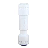 Rudiaoa 150/300/450/600/1000 cc Wasserreiniger, Umkehrosmosebegrenzer mit 6,35 mm Schnellanschlüssen für RO-System-Wasserfilter-Schnellanschlüsse