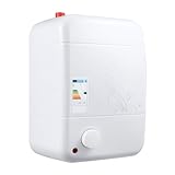 Qussse 1500W Kleiner Druckfester Warmwasserspeicher 8L Druckfest Kleinspeicher Untertischboiler Untertischspeicher mit Thermostop-Funktion für Küchenspüle, Bad