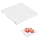 100 Stück Backpapier Zuschnitte Pergament Backpapier Butterbrotpapier 15 * 15cm Pergamentpapier Ungebleichtes Backpapiers Zuschnitte zum Kochen Grillen Dampfgaren und Airfryer