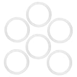 FIXOSHEE 6 Stück Teiliges Silikon Dichtungsring für Espressokocher Langlebige Kaffee Kannen Dichtung Praktische Ersatzteile für Kaffeemaschinen für Kaffeezubereitung und
