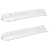 Abaodam 2 Stück Solarmodul Halterung Weiß Stabile Montagehalter für Wohnmobil Dach Boot Trailer Vielseitige Solar Panel Racking Brackets DIY Solaranlagen Befestigung