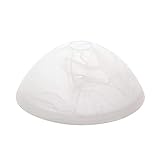 ORION LIGHTSTYLE Lampenschirm Lampenglas Leuchtenglas Ersatzglas Alabaster Ø 250mm 25cm Alabasterglas für Fassung E27 Loch 42mm Glas matt
